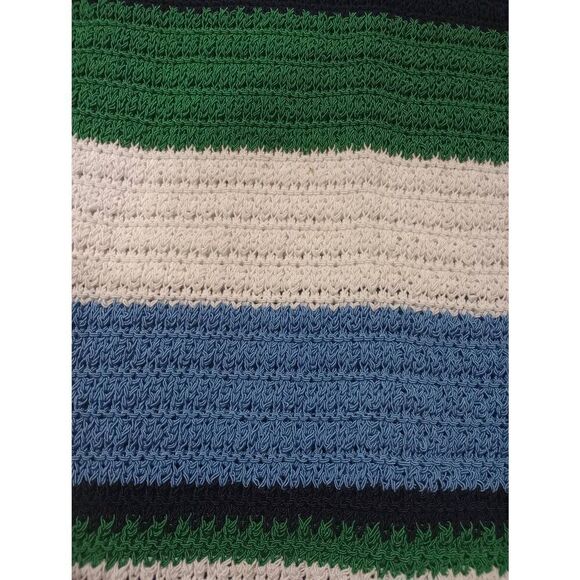 Eva Mendes Sweater Vest Ladies Large Green Blue - Picture 3 of 7